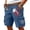Dark Blue, variant on Us 250th Anniversary Freedom Print Cargo Shorts with 1776 To 2026 Badge and Relaxed Fit, Awesome For Independence Day Parades Family Reunions Black XXL