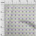 thumbnail image 2 of oneOone Viscose Chiffon Violet Fabric Floral Craft Projects Decor Fabric Printed By The Yard 42 Inch Wide, 2 of 4