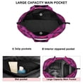 thumbnail image 3 of Pink and Black Of Leopard Print Travel Tote Bags for Women Carry On,Large Weekender Bags for Women Travel,Multi Functional Duffle Bag for Work,Shopping,Sports, 3 of 5