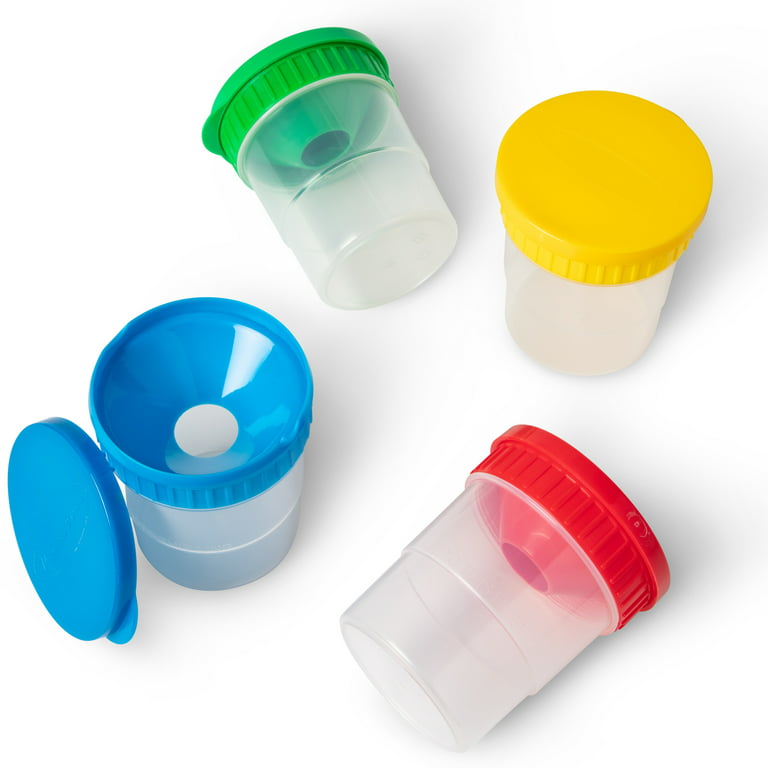 Spill-Proof Paint Cups - Set of 4