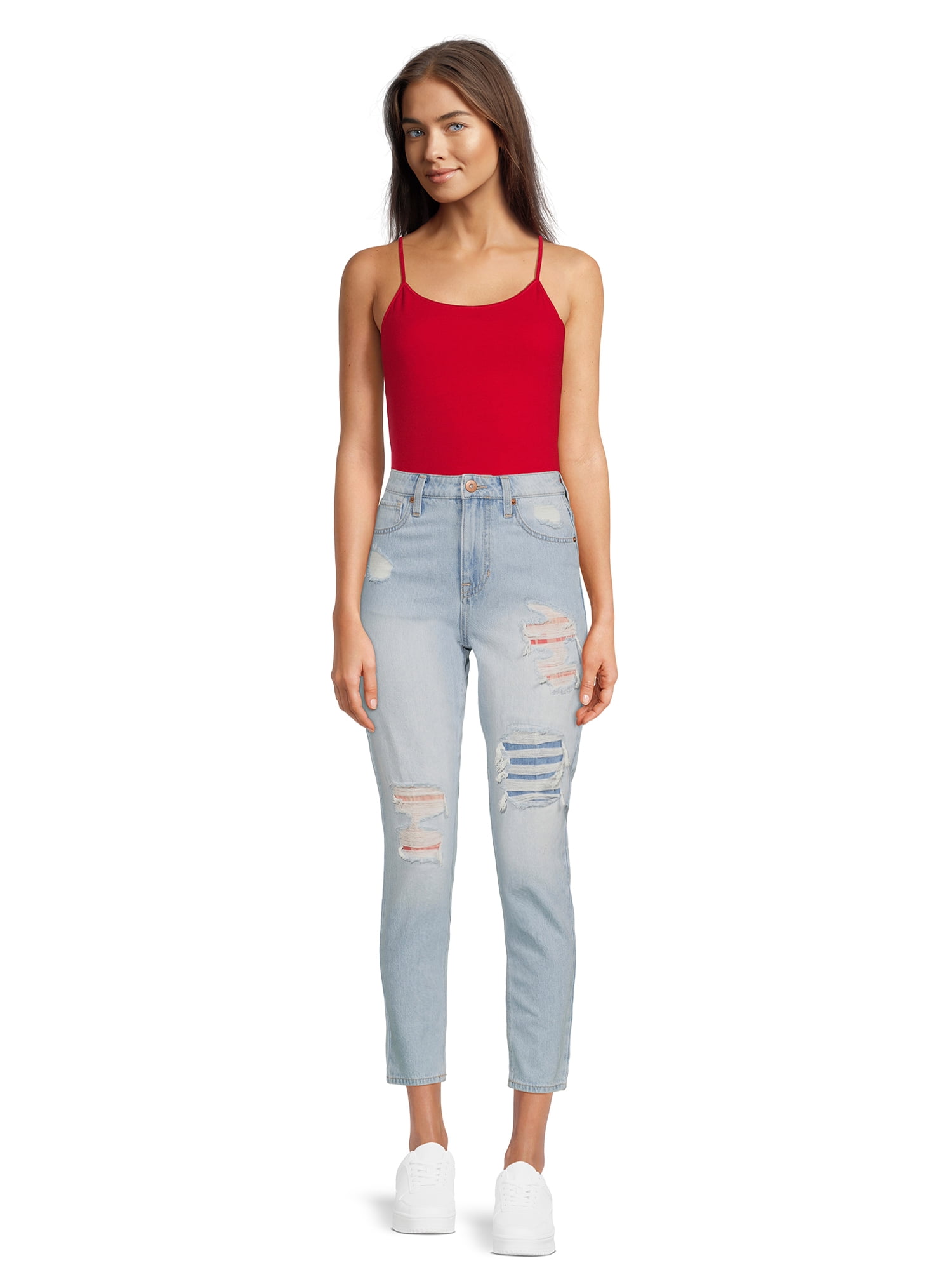 No Boundaries Juniors Shelf Bra Camisole