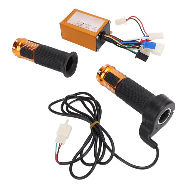 Controlador De Motor De Bicicleta Eléctrica, Controlador De Bicicleta Eléctrica De aleación De Aluminio Disipación De Calor Con Empuñaduras De Acelerador Para