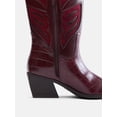thumbnail image 4 of Madden NYC Women's Faux Leather Croco Butterfly Boots, 4 of 6