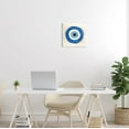 thumbnail image 2 of Stupell Industries Evil Eye Symbol Striped Rays Graphic Art Unframed Art Print Wall Art, Design by Ziwei Li, 2 of 6