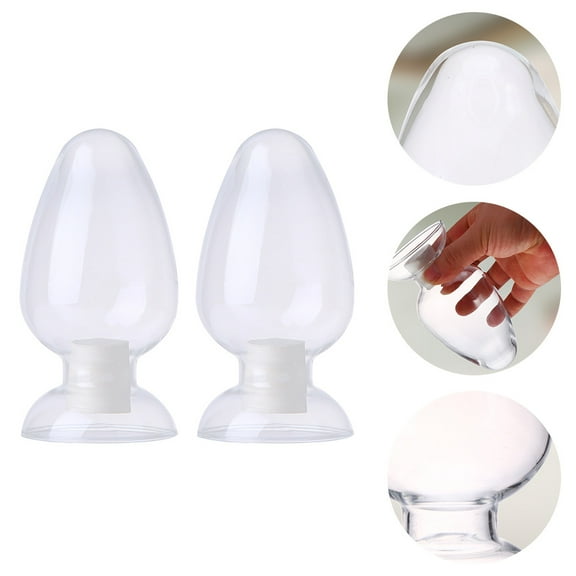 OUNONA  3 Pcs Display Bottle Chicken Heart Professional Glassware