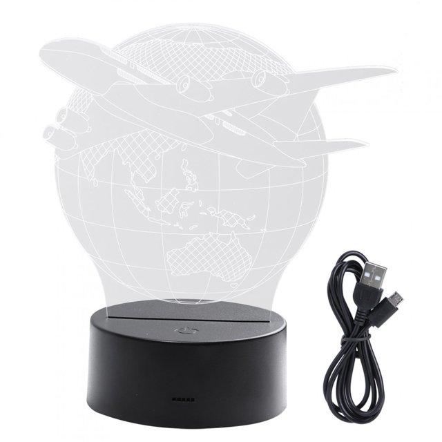Home Decoration,Innovative Earth Plane Shape Night Light Bedroom Decoration Industry-Leading Standards