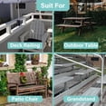 thumbnail image 7 of AMMSUN Heavy Duty Patio Umbrella Clamp Steel Holder for Square Balcony Rail Fence Outdoor Use,Black, 7 of 7