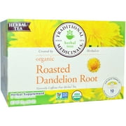Traditional Medicinals Organic Roasted Dandelion Root Tea K-Cups, 10 count, (Pack of 3)