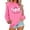 C_ Pink, variant on Olyvenn Breast Cancer Sweatshirts for Women Pink Ribbon Support Long Sleeve T Shirts Cancer Awareness Graphic Tee Tops Black S