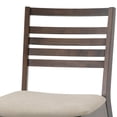 thumbnail image 6 of Set of 2 Ayoka White Boucle Dining Chairs with Black Iron Legs, 6 of 6