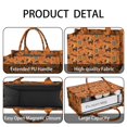 thumbnail image 4 of Large Capacity Tote Bag,Vintage Halloween Elements Pattern Handbag Fashion Luxury Tote Bag,15.7"x13"x 5.1" Inches,Laptop Compatible, 4 of 6