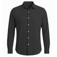 thumbnail image 5 of Business Casual Work Shirts for Men Lightweight Breathable Long Sleeve Textured Button Down Collared Dress Shirt, 5 of 5