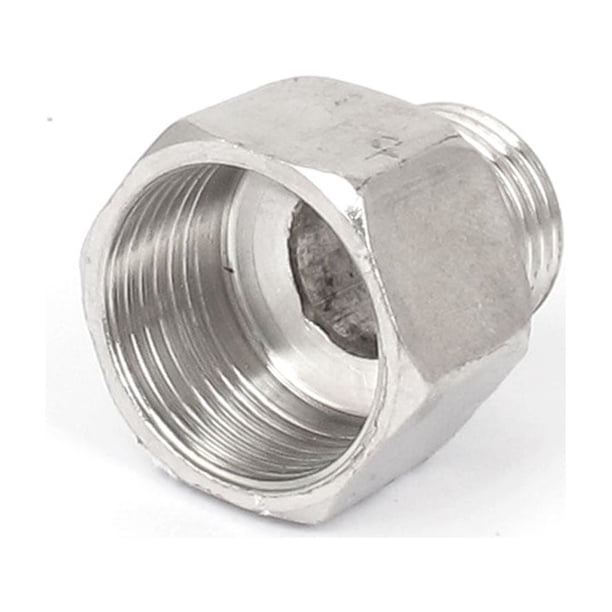 Conector de acoplamiento recto de rosca hembra de 3/4 BSP a macho de 1/2 BSP