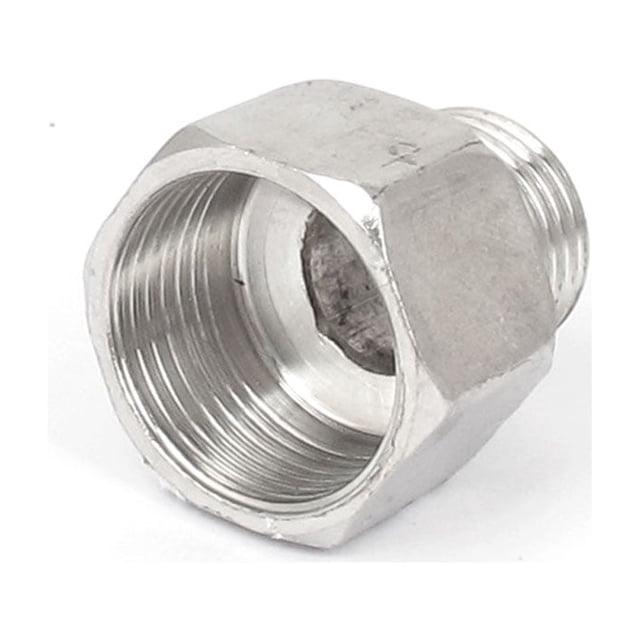 Conector de acoplamiento recto de rosca hembra de 3/4 BSP a macho de 1/2 BSP