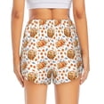 thumbnail image 2 of Lsque Autumn Harvest Baskets Printed Women's Running Shorts with Liner Pockets,Elastic Quick Dry Workout Athletic Gym Yoga Shorts,Womens High Waist Shorts-Medium, 2 of 9