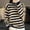 Blue, variant on Fall Sweaters for Women 2025 Long Sleeve Crew Neck Sweater Casual Knitted Striped Top,Lightweight,Size M-3XL