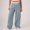 Light Blue, variant on Womens Baggy Wide Leg Palazzo Pants Spring Summer 2026 Drawstring High Waisted Straight Trousers Stretchy Comfy Vacation Clothes