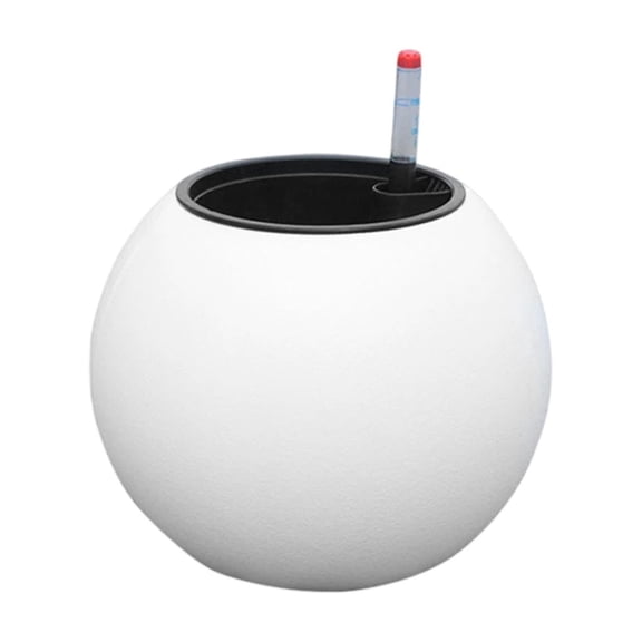 YFTDEF Creative Spherical Plastic Flowerpot, Versatile Decor for Home and Office, Large Capacity for Spacious Plants, Ideal for Indoor and Outdoor Settings, Perfect for Plant Lovers