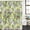 Lemon Green Light Purple, variant on Sage Green Botanical Shower Curtain Set - Long 72" x 84" Washable Bathtub Curtain with 12 Hooks, Spring Floral Summer Botanical Vintage Waterproof Fabric Shower Curtains for Bathroom/Bathtub Décor