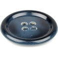 thumbnail image 2 of Mibo 6pcs Urea Coat Buttons with Rim - 4 Hole - 44L(28mm) - Navy Blend, 2 of 2