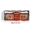 thumbnail image 3 of Pancarta Navideña para Puerta de Garaje | Decoración Colgante Grande de Nailon para Interiores y Exteriores, de 400 a 480 Cm | Mural Navideño Resistente E Impermeable para Puerta de Garaje, Ideal par, 3 of 6