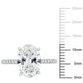thumbnail image 3 of Created Forever Women's 3 1/6 CT Lab Created Diamond 14K White Gold Engagement Ring (G-H, VS1-VS2), 3 of 11
