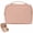 Pink, variant on Travel Makeup Bag with Handle & Divider, Portable Cosmetic Case for Women, Large Capacity