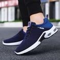 thumbnail image 6 of Deago Men's Walking Running Tennis Shoes Mesh Breathable Cushioned Non Slip Athletic Sports Gym Work Comfortable Sneakers, 6 of 8