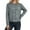 Grey, variant on Wang6 Womens Cardigan Sweaters Fall White Open Front Button Knit Sweater Long Sleeve Knitted Tops Causal Crew Neck Floral Outwear White S