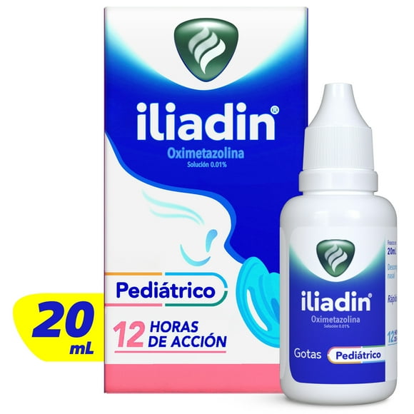 Descongestionante Nasal Iliadin Gotas Pediátrico con 20 ml