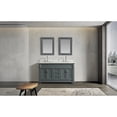 thumbnail image 4 of Design Element Hudson 61" Double Sink Bathroom Vanity Set in Gray with Carrara Marble Top and 65" Linen Tower Cabinet, 4 of 5