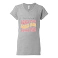 thumbnail image 2 of Wild Bobby, World's Best Bonus Mom Mother's Day Women’s Standard V-Neck Tee, Heather Grey, Large, 2 of 6