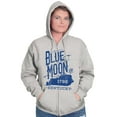 thumbnail image 4 of Kentucky Moon Retro State Shape Zip Up Hoodie Men's Women's Brisco Brands S, 4 of 6