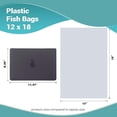 thumbnail image 3 of Clear Plastic Fish Bags 12" x 18", Pack of 1000 Large Fish Bags for Transporting, 2 Mil Thick Poly & Plastic Packaging Bags, Durable Fish Carrier Bag, Food Grade Poly Clear Plastic Bags for Fish, 3 of 7