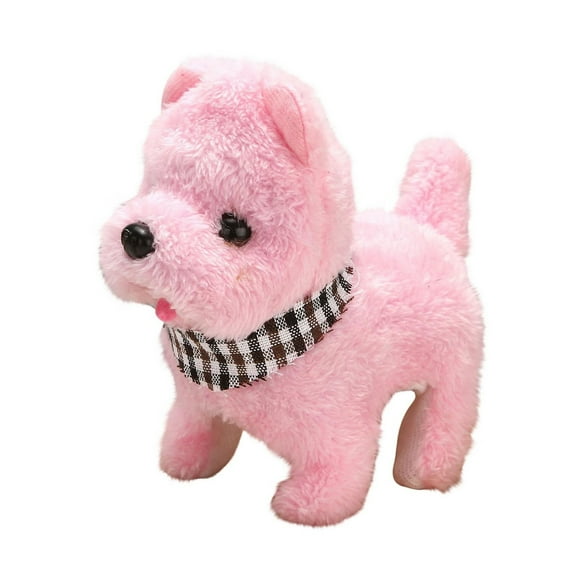 Juguete eléctrico de simulación para cachorros de peluche para mascotas Dog Walk & Call