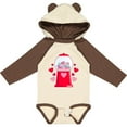 thumbnail image 3 of Inktastic Valentine's Day Gum-ball Machine Boys or Girls Long Sleeve Baby Bodysuit, 3 of 5