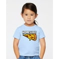 thumbnail image 2 of Wild Bobby Homeslice Funny Cute Pepperoni Cheese Pizza Slice Toddler Crew Graphic T-Shirt, 2 of 6