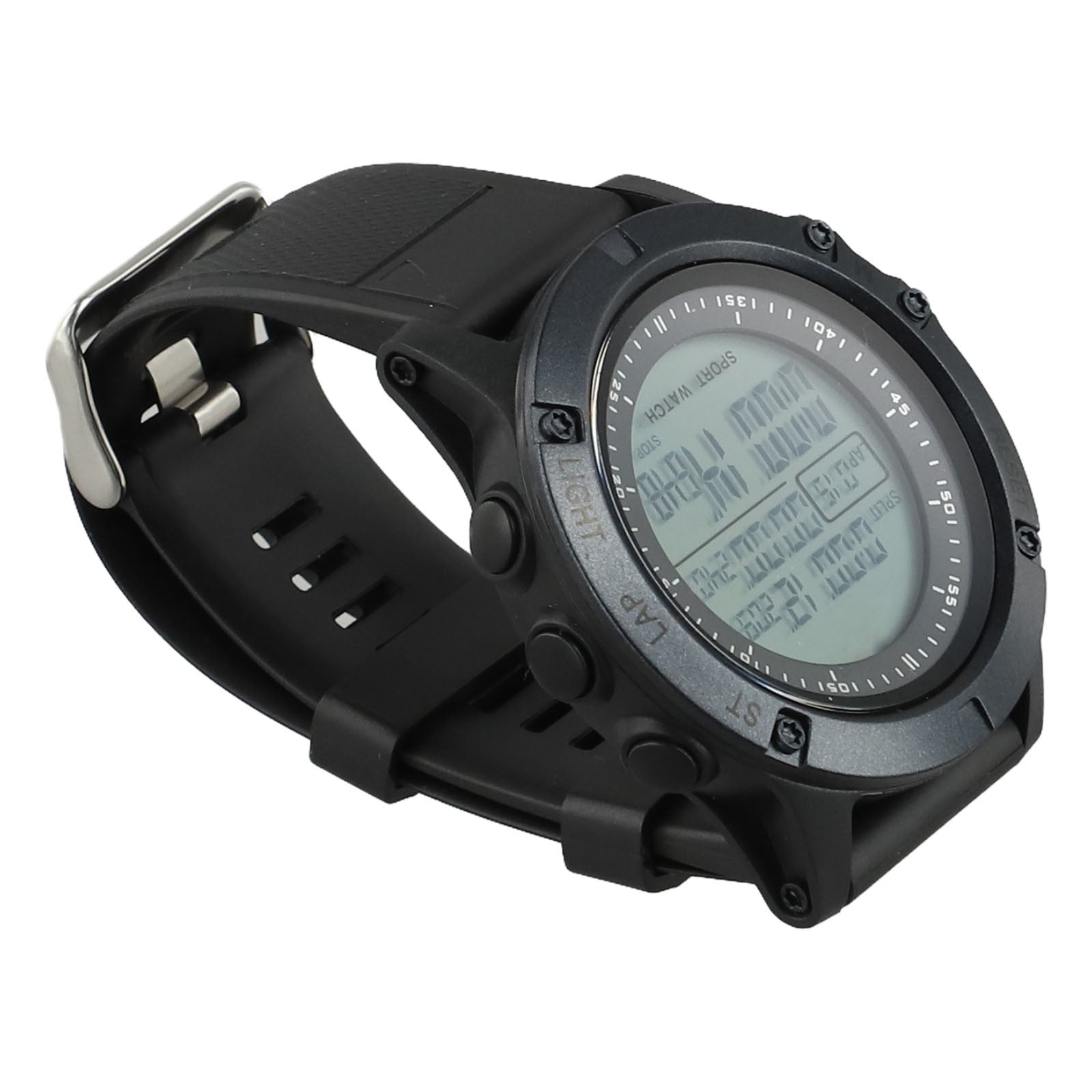 Montre D'arbitre De Football Numérique – étanche, Chronomètre, Rétroéclairage, Mémoire 100 Canaux – Cadran 45 Mm