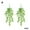 Yellow 2pcs, variant on Hanging Fake Plant Flowers Indoor Outdoor Wall House Decoration Flowers Nice ε` G9A4