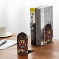 thumbnail image 5 of Sikiie Casino King And Playing Cards Bookends 1 Pair, Wood Bookends for Shelves, Book Ends for Shelves, Book Shelf Holder for Home Office, 5 of 7