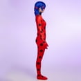 thumbnail image 3 of [Officially Licensed] Miraculous Ladybug Costume Set Screen Printing Jumpsuit with Eye Mask Yoyo Bag, S, 3 of 12