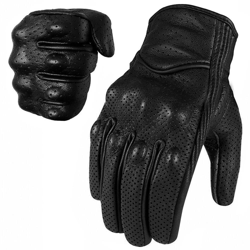 Winter Waterproof Retro Motorcycle Protective Gloves Racing Full Finger Glove XL 