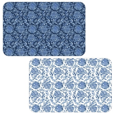 Blue & White Floral Rev Placemat