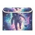 thumbnail image 7 of Yayeee Collapsible Cube Storage Bin with Lid Fabric Closet Decorative Basket with Handles, Astronaut Pattern, 7 of 7