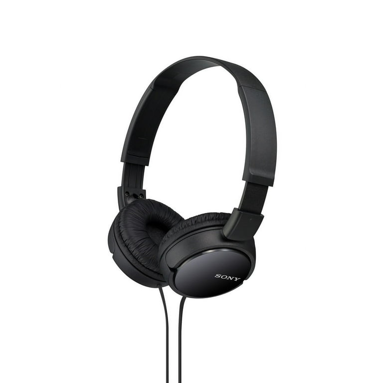 4 pack) Sony MDR-ZX110 Wired On-Ear Headphones, Black - Walmart.com