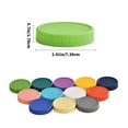 thumbnail image 5 of 12pcs Plastic Storage Jar Lids Dishwasher Safe Multi Purpose Kitchen Jar Caps, 5 of 15