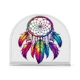 thumbnail image 2 of JSTEL Rainbow Dreamcatcher Napkin Holder for Table Cocktail Farmhouse, Paper Napkins Dispenser for Home Kitchen Coffee Shop Dining Room Decor, 2 of 9
