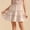F-13Beige, variant on ZHOGXU Women Skirt Summer Elastic Waist Tie Front Solid Color Ruffle A Line Fashion Comfortable Skirt For Casual Daily Wear,Beige,L