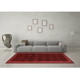 thumbnail image 3 of Ahgly Company Indoor Square Persian Red Traditional Area Rugs, 5' Square, 3 of 4
