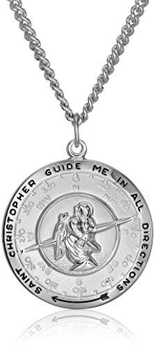 Men's Sterling Silver Saint Christopher 